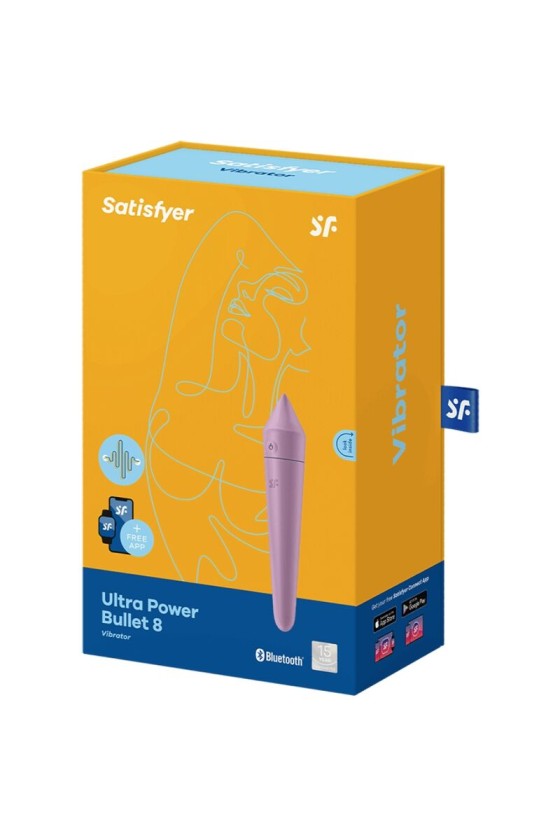 SATISFYER - ULTRA POWER BULLET 8 LILA