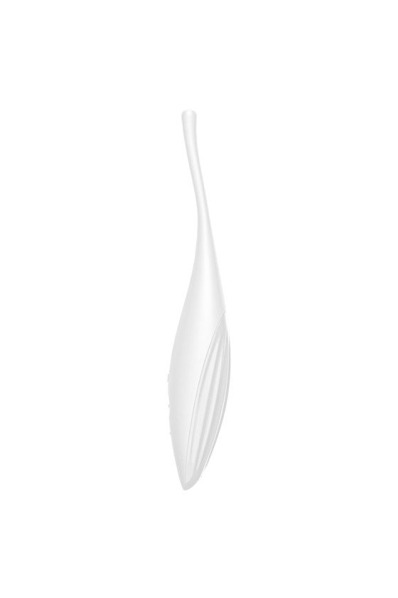 SATISFYER - TWIRLING JOY CLIT TIP VIBRATOR WEISS