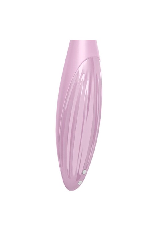 SATISFYER - TWIRLING JOY CLIT TIP VIBRATOR ROSA