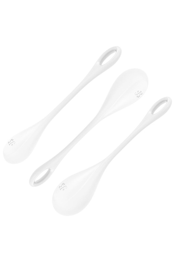 SATISFYER - SET DA ALLENAMENTO YONI POWER 1 BIANCO