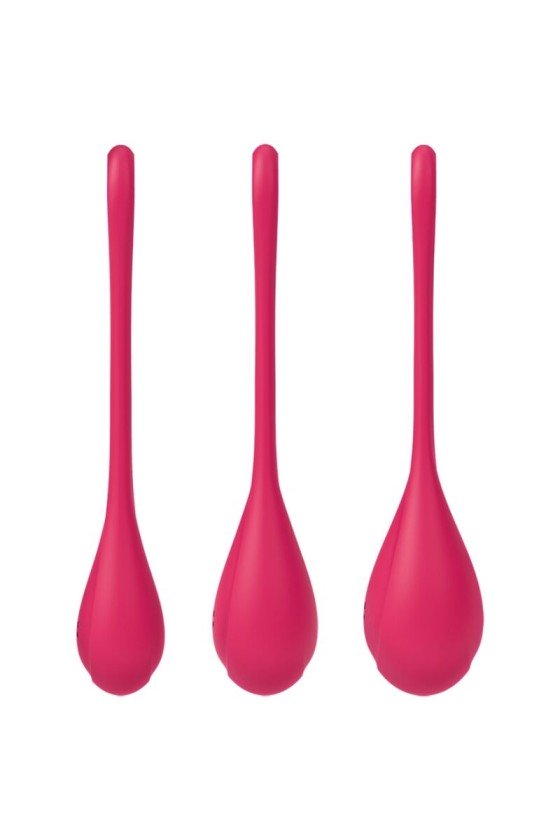 SATISFYER - SET DA ALLENAMENTO YONI POWER 1 ROSSO