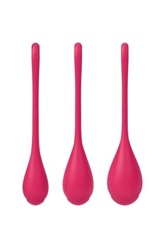 SATISFYER - YONI POWER 1 TRAINING SET RED