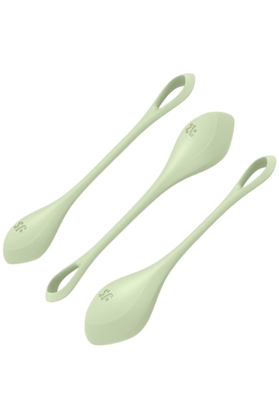 SATISFYER - ENSEMBLE ENTRAÎNEMENT YONI POWER 2 VERT