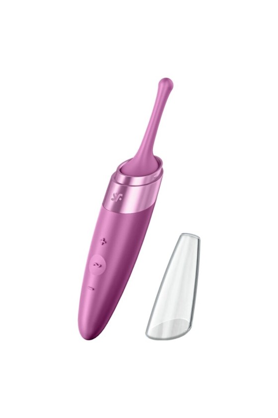 SATISFYER - TWIRLING DELIGHT CLIT TIP VIBRATOR PURPLE