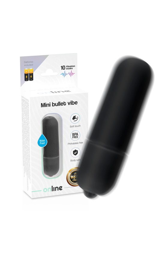 ONLINE - MINI BULLET VIBE BLACK