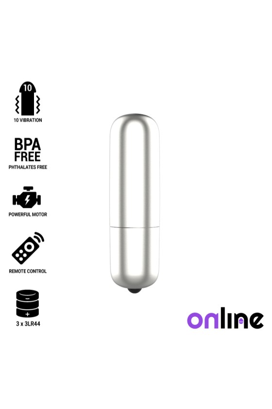 ONLINE - MINI BULLET VIBE SILVER