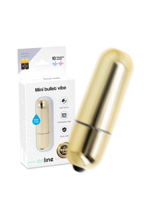 ONLINE - MINI BULLET VIBE GOLDEN