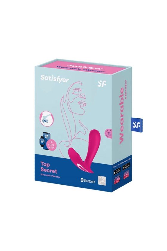 SATISFYER - TOP SECRET VIBRATOR PINK