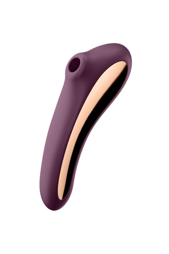 Satisfyer - 双吻空气脉冲振动器 酒红色