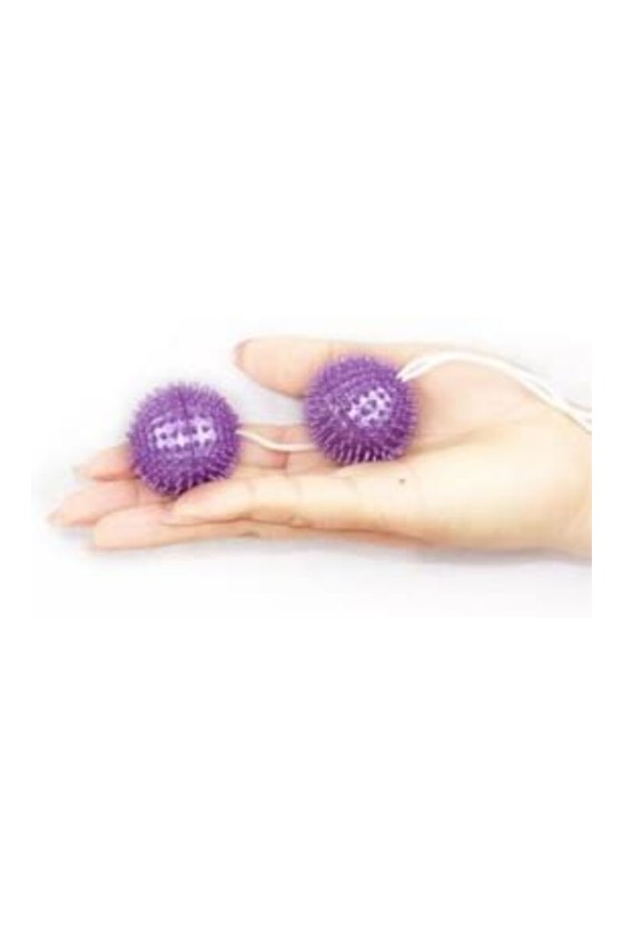 BAILE - A DEEPLY PLEASURE PURPLE TEXTURED BALLS 3.60 CM