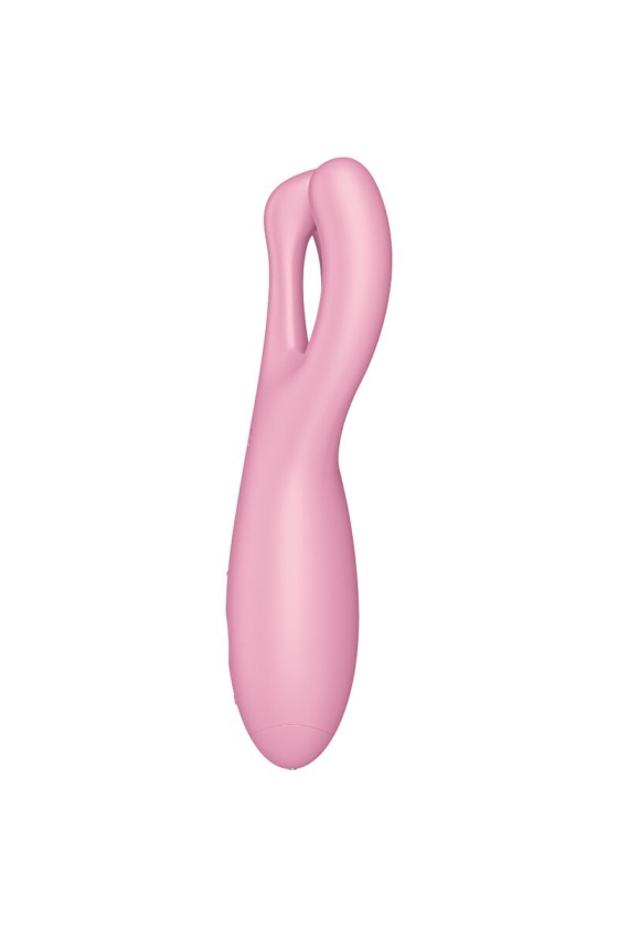 SATISFYER THREESOME 4 VIBRATOR-APP – BLAU