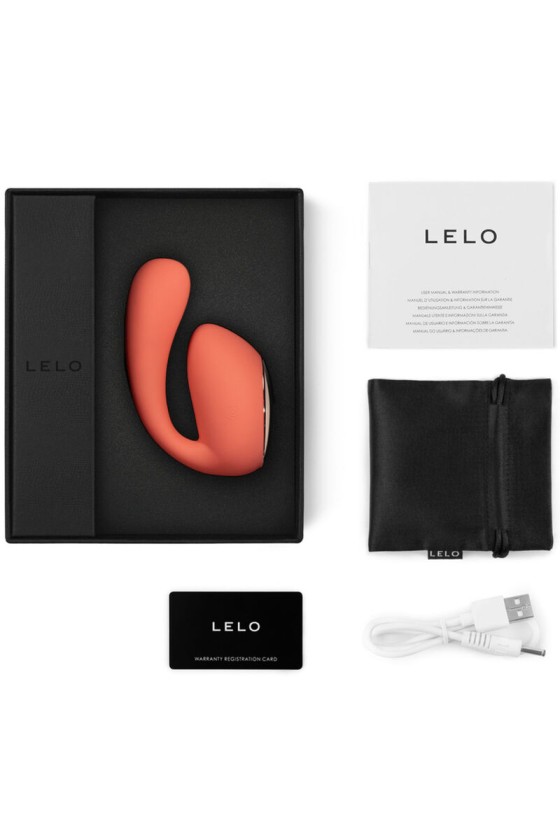 LELO - IDA WAVE CORAL COUPLES MASSAGER