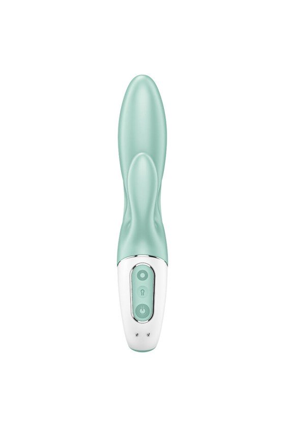 SATISFYER - AIR PUMP BUNNY 5+ AUFBLASBARE KANINCHENVIBRATOR-APP GRÜN