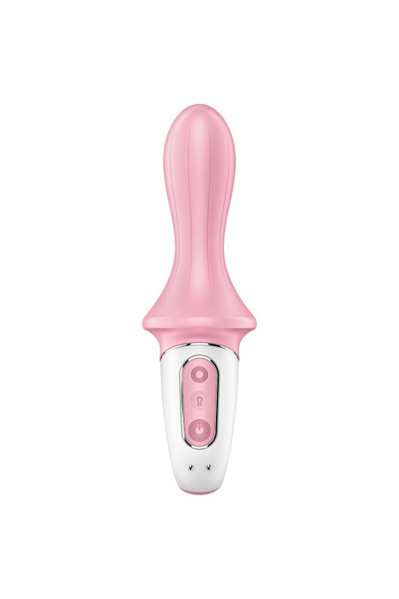 SATISFYER - AIR PUMP BOOTY 5+ VIBRADOR ANAL HINCHABLE ROSA