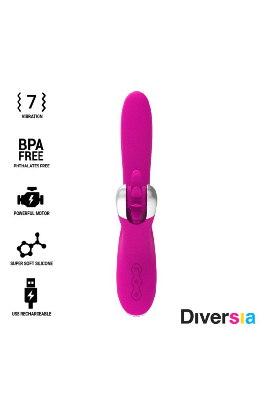 DIVERSIA - BUNNY VIBRATING 24 CM