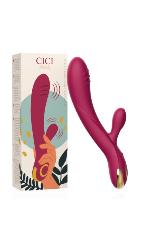 CICI BEAUTY - VIBRADOR CONEJO DE SILICONA PREMIUM