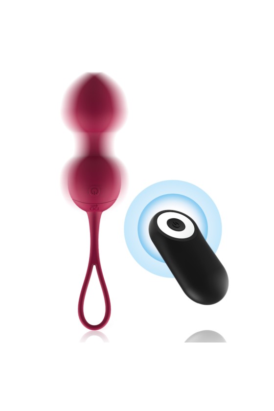 CICI BEAUTY - PREMIUM SILICONE 3 VIBRATING KEGEL BEADS REMOTE CONTROL