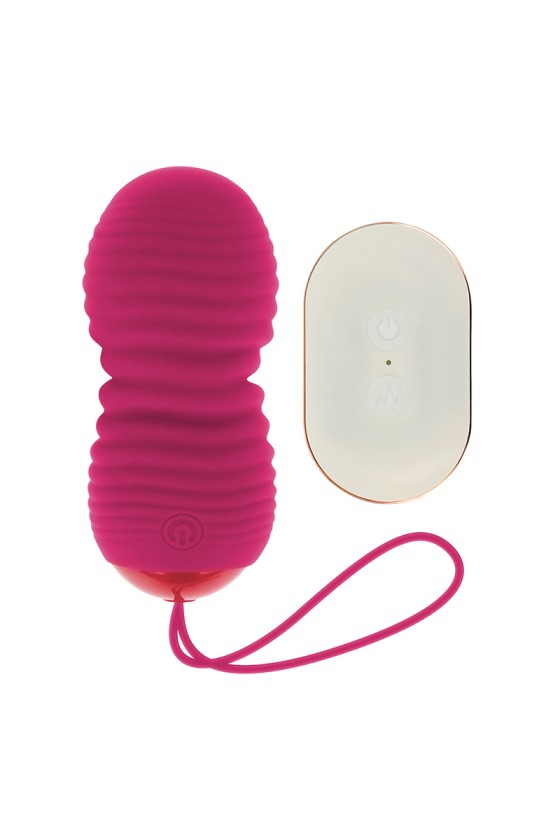 OHMAMA - TÉLÉCOMMANDE EGG 7 MODES HAUT ET BAS ROSE