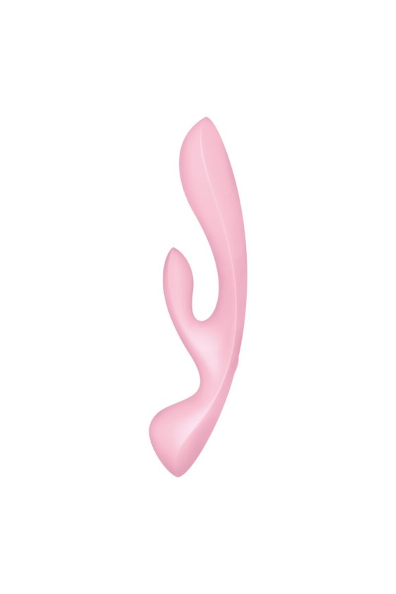 SATISFYER TRIPLE OH HYBRID VIBRATION - PINK