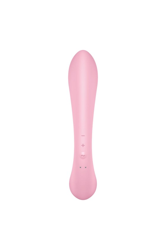 SATISFYER TRIPLE OH VIBRAZIONE IBRIDA - ROSA