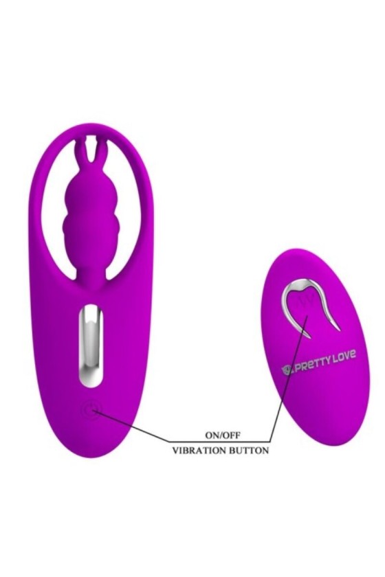 PRETTY LOVE - WILD RABBIT STIMULATOR FOR PANTIES WITH REMOTE CONTROL LILAC