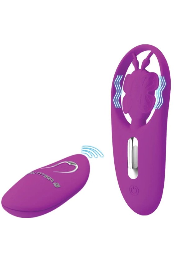 PRETTY LOVE - DANCING BUTTERFLY STIMULATOR FOR PANTIES WITH REMOTE CONTROL LILAC