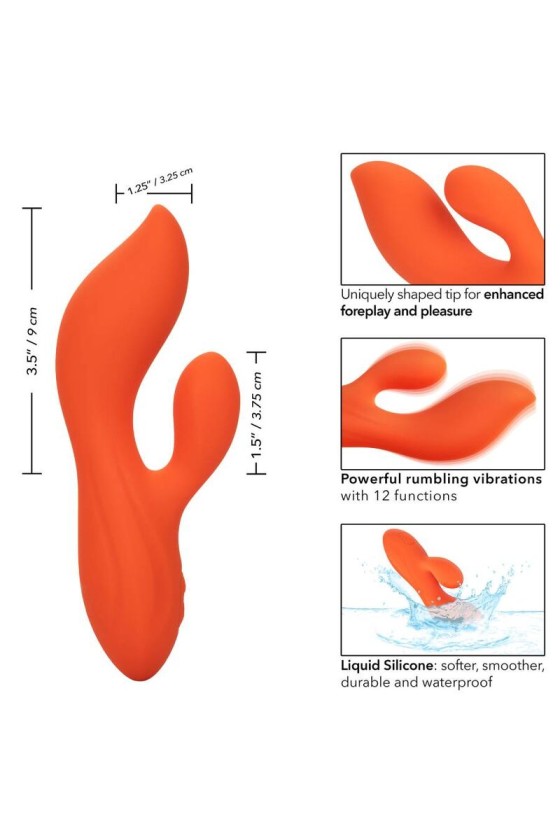 CALIFORNIA EXOTICS - STELLA DUAL TEASER ORANGE