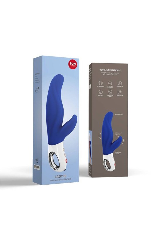 FUN FACTORY - LADY BI DUAL VIBRATOR ULTRAMARIN