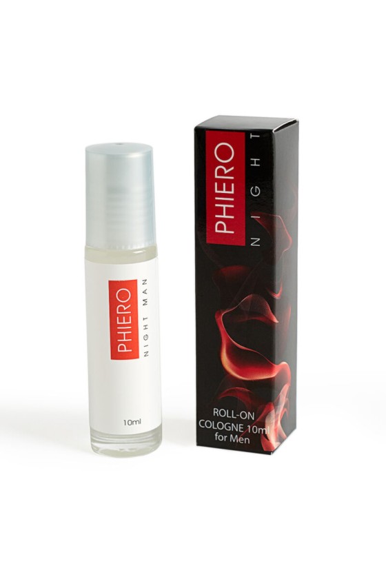 500 COSMÉTICOS -PHIERO NIGHT MAN PERFUME FEROMONAS PARA HOMEM COM ROLL-ON