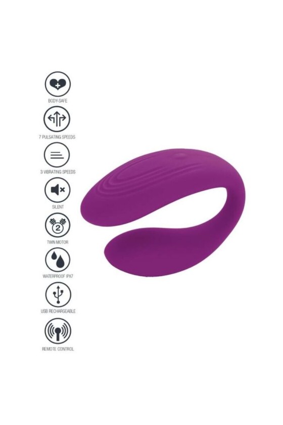 XOCOON - GEBUNDENER VIBRATOR FÜR LIEBESPAARE, LILA