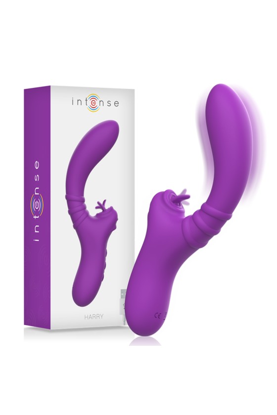 INTENSE - HARRY FLEXIBLER VIBRATOR MIT LILA ZUNGE