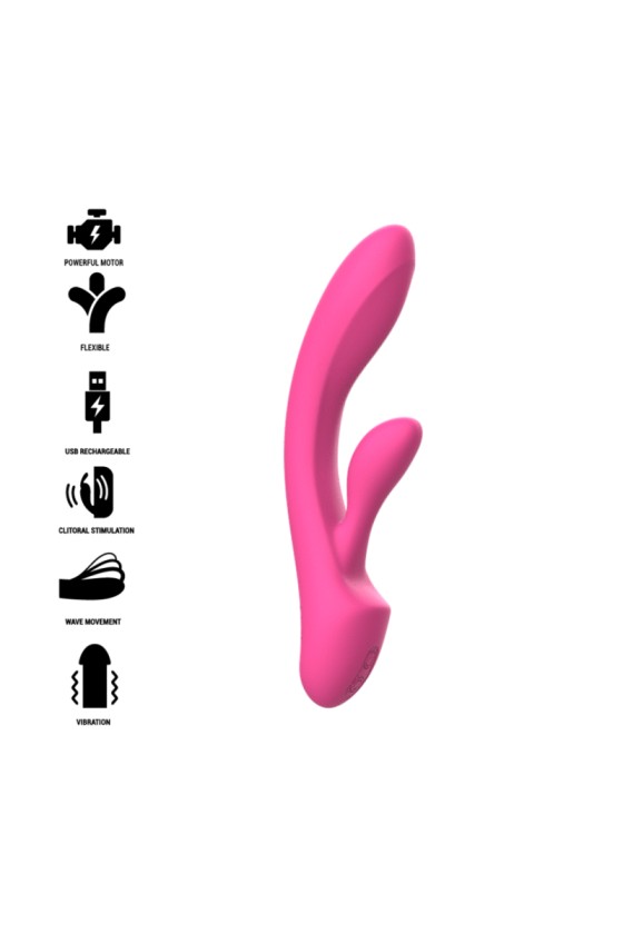 INTENSO - LUIGI CONEJO VIBRADOR SILICONA LIQUIDA ROSA