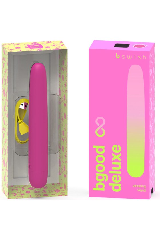 B SWISH - BGOOD INFINITE DELUXE WIEDERAUFLADBARER VIBRATOR ROSA SILIKON