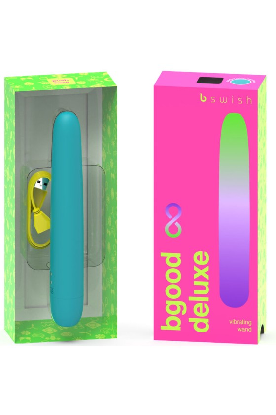 B SWISH - BGOOD INFINITE DELUXE WIEDERAUFLADBARER VIBRATOR BLAUES SILIKON