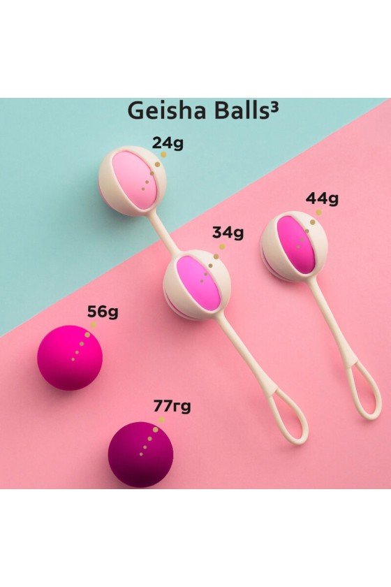 G-VIBE - SET 5 GEISHA BALLS3 PINK