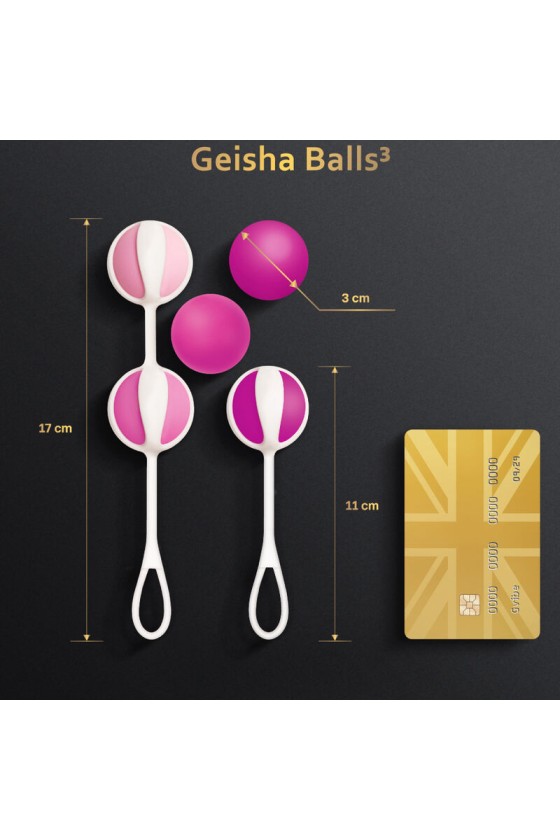 G-VIBE - SET 5 BOLAS GEISHA3 ROSA