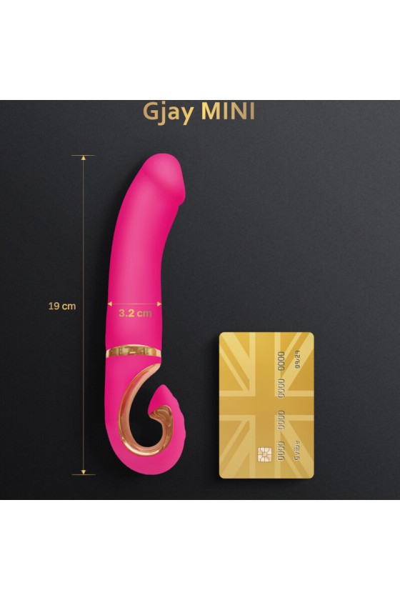 G-VIBE - VIBRATEUR GJAY MINI ROSE EN SILICONE