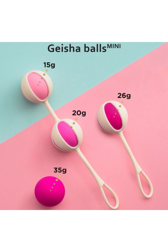 G-VIBE - SET 4 BOLAS GEISHA MINI MORADO