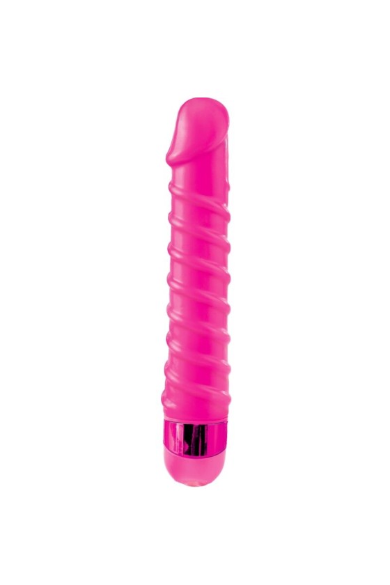 CLASSIX - CANDY TWIRL VIBRATING MASSAGER 16.5 CM PINK