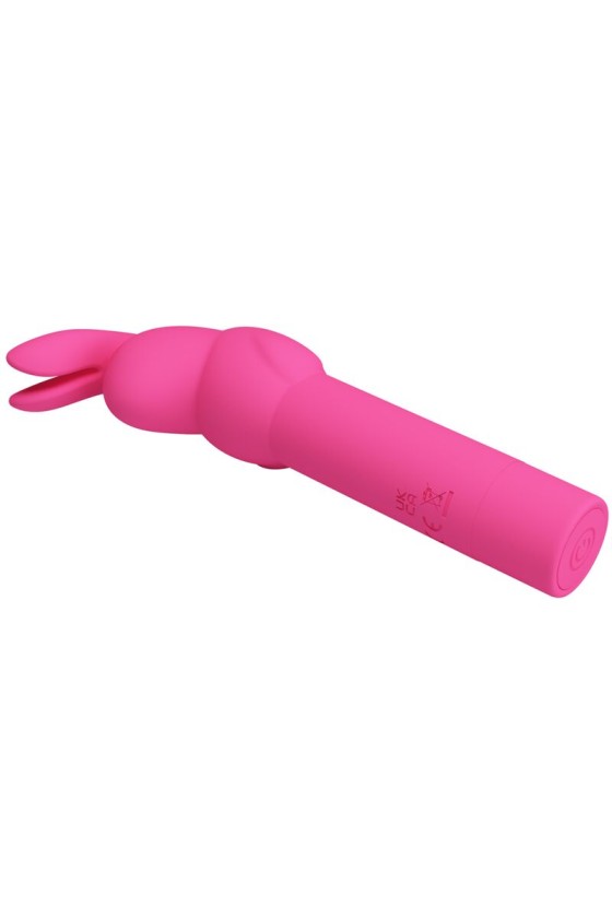 PRETTY LOVE - GERARDO FUSCHIA RABBIT SILICONE VIBRATOR