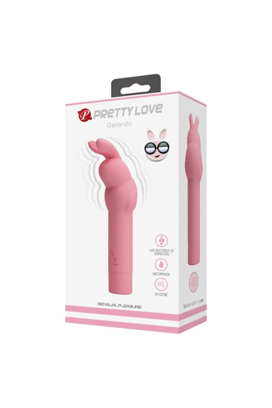 PRETTY LOVE - GERARDO ROSA KANINCHEN-VIBRATOR AUS SILIKON