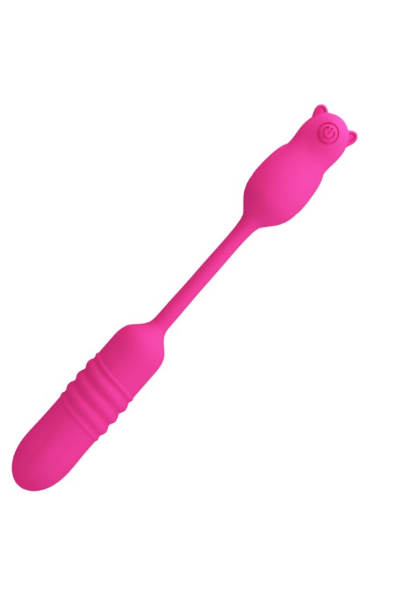 PRETTY LOVE - PROIETTORE VIBRANTE IN SILICONE ROSA