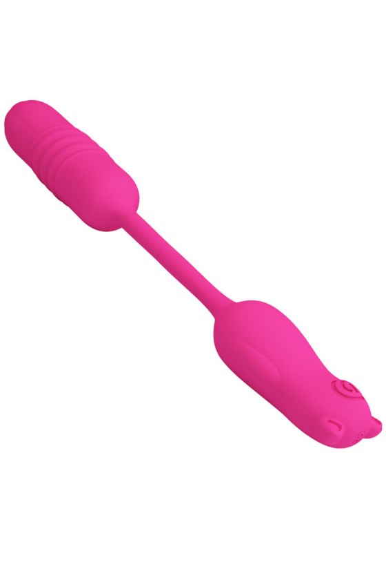 PRETTY LOVE - PROIETTORE VIBRANTE IN SILICONE ROSA