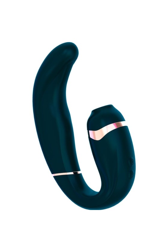 ADRIEN LASTIC - MYG CLITORIS SUCKER AND G-SPOT STIMULATOR DARK GREEN