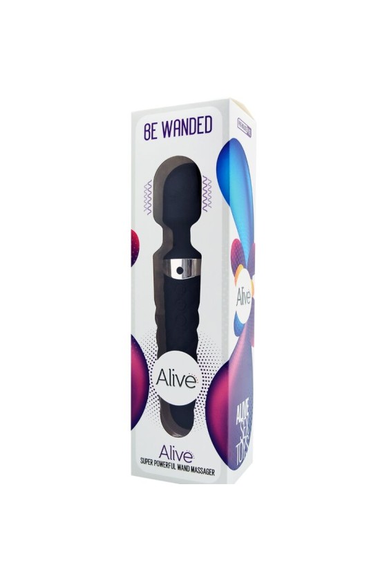 ALIVE - BE WANDED VIBRATOR-MASSAGER SCHWARZ