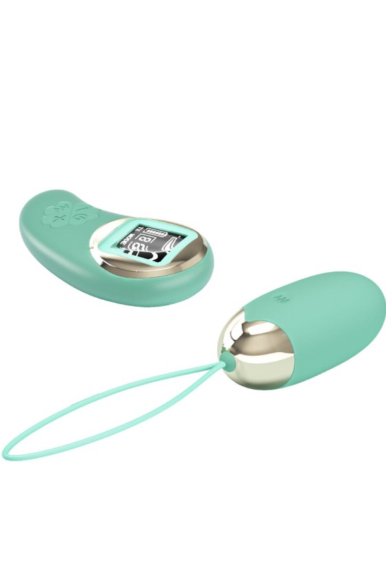 PRETTY LOVE - GREEN REMOTE CONTROL VIBRATING EGG MINE