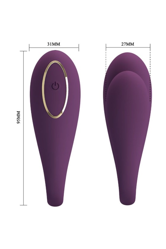 BONITO AMOR - VIBRADOR DE PRAZER DUPLO GLOBAL REMOTO DE AGOSTO