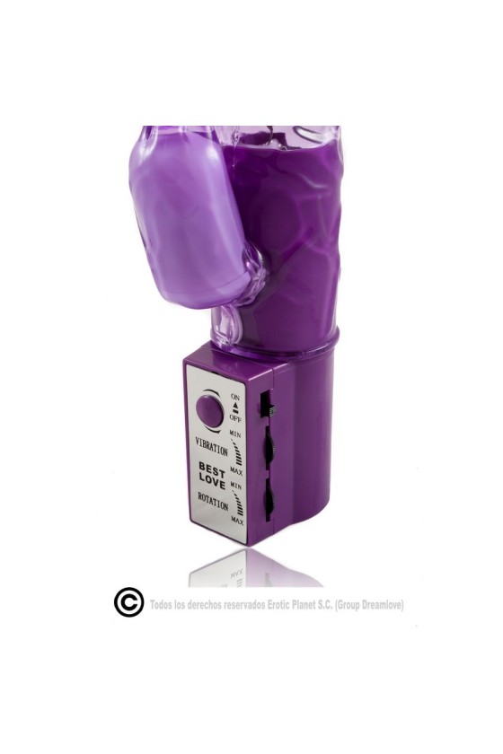 BAILE - ROTATEUR DE LAPIN LILAS AVEC SUPERSTIMULATEUR