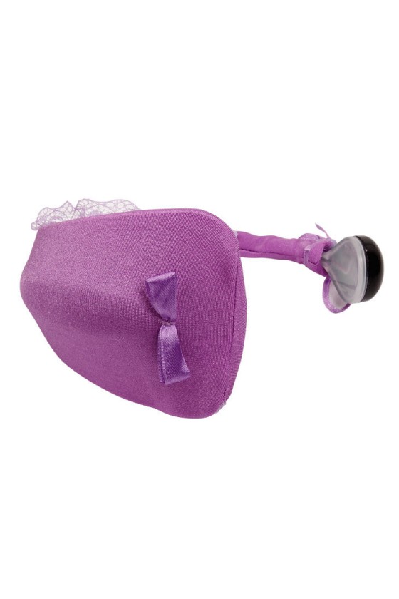 BAILE - THONG WITH VIBRATOR WITH LILAC REMOTE CONTROL