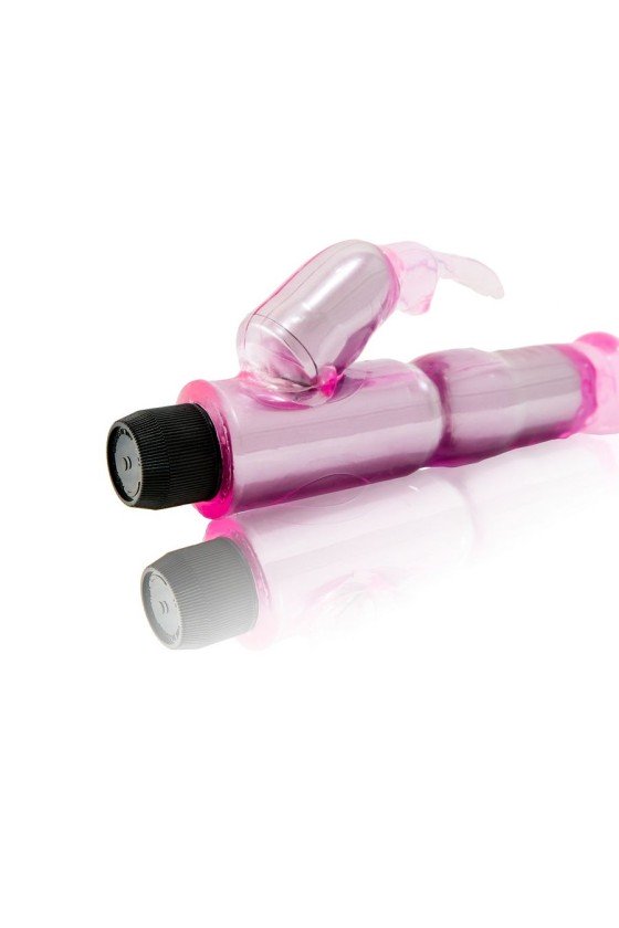 BAILE - VIBRADOR COM ESTIMULADOR ROSA AJUSTÁVEL